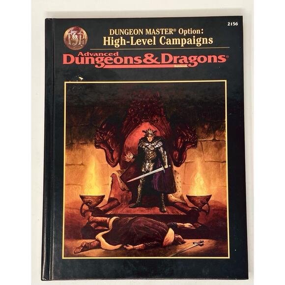 Advanced Dungeons & Dragons High Level Campaigns 1995 #2156 AD&D RPG - Picture 1 of 14